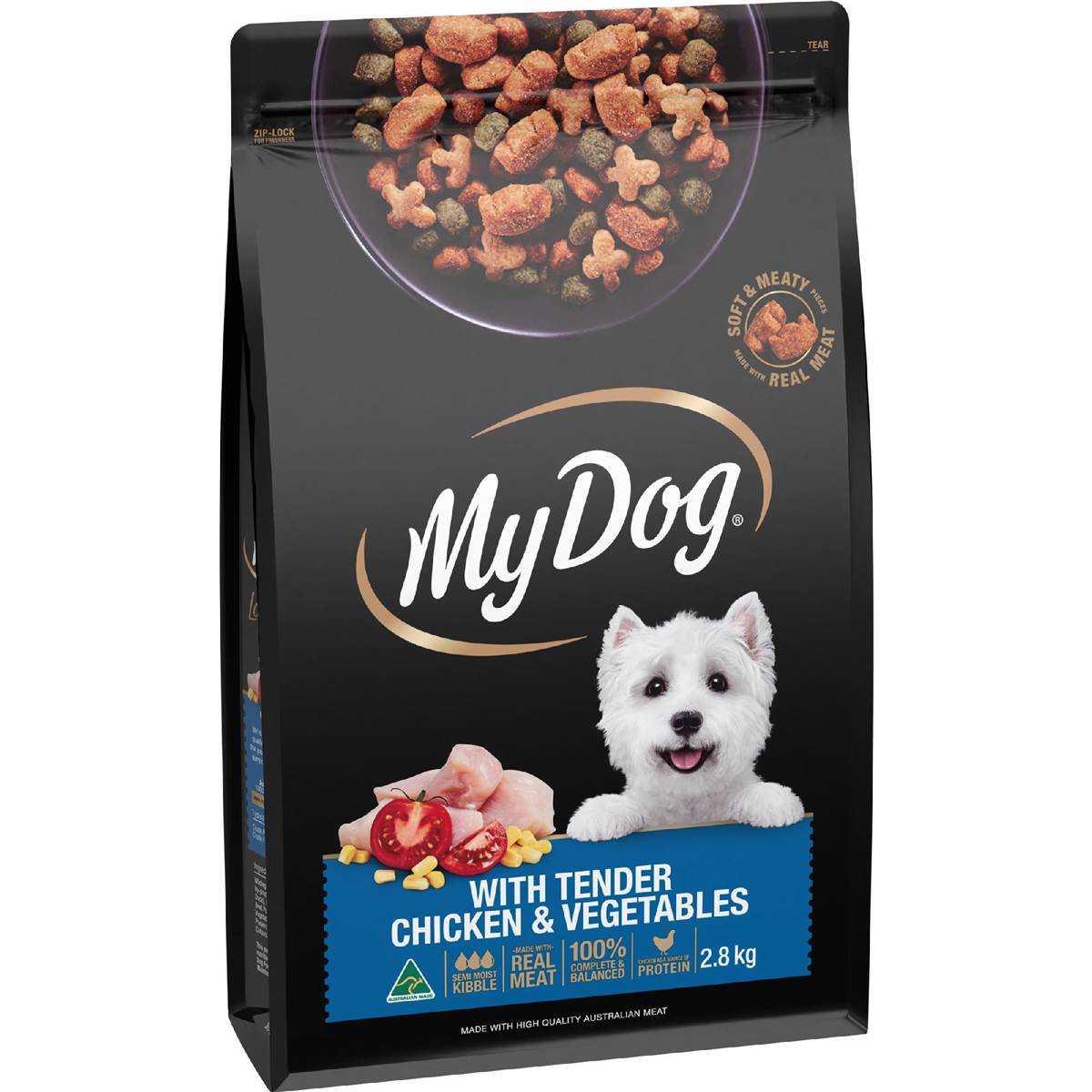 My Dog Adult Dry Dog Food With Tender Chicken & Vegetables 2.8kg