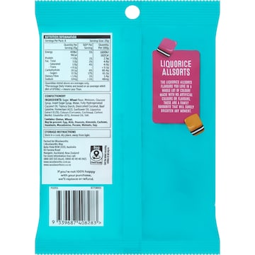 Woolworths Liquorice Allsorts 200g