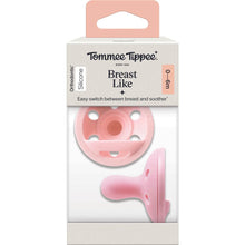 Tommee Tippee Breast Like Silicone Soother 0-6M Assorted 2 pack
