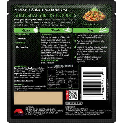 Lee Kum Kee Shanghai Stir Fry Noodles 120g