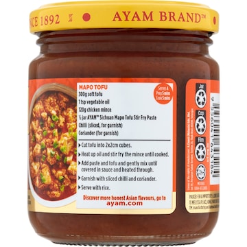 Ayam Sichuan Mapo Tofu Stir Fry Paste 185g