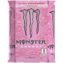 Monster Energy Ultra Strawberry Dreams 500mL x 4 pack