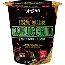 A-Sha Hot Ones Garlic Chilli Ramen Noodle Soup 72g