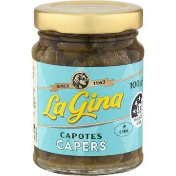 La Gina Capotes Capers 100g