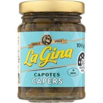 La Gina Capotes Capers 100g