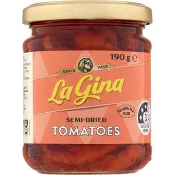 La Gina Semi Dried Tomatoes 190g