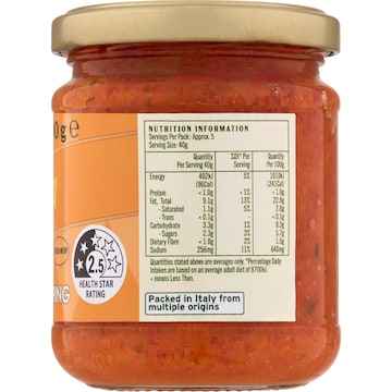 La Gina Grilled Pepper Bruschetta Topping 190g