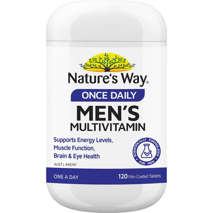 Nature's Way Once Daily Men's Multivitamins 120 Tablets each