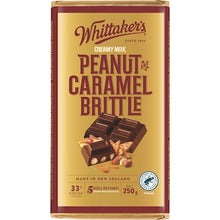 Whittaker's Block Peanut Caramel Brittle 250g
