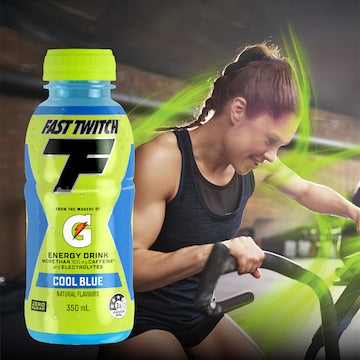 Gatorade Fast Twitch Energy Drink Cool Blue Sugar Free 350mL