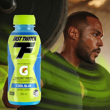 Gatorade Fast Twitch Energy Drink Cool Blue Sugar Free 350mL
