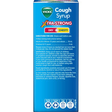 Vicks Dry & Chesty Cough Syrup Xtra Strong Blocked Nose Relief 200mL