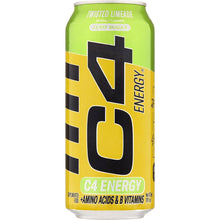 C4 Energy Drink Twisted Limeade Zero Sugar 473mL