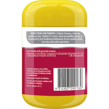 Nature's Way Kids Smart Vita Gummies Magnesium Berry Pastilles 50 pack