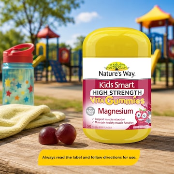 Nature's Way Kids Smart Vita Gummies Magnesium Berry Pastilles 50 pack
