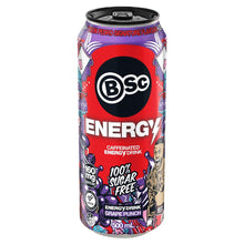 BSC Caffeinated Energy Drink Grape Punch 500mL