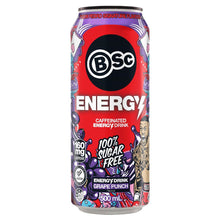 BSC Caffeinated Energy Drink Grape Punch 500mL
