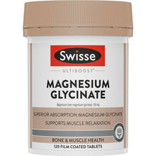 Swisse Ultiboost Magnesium Glycinate Tablets 120 pack