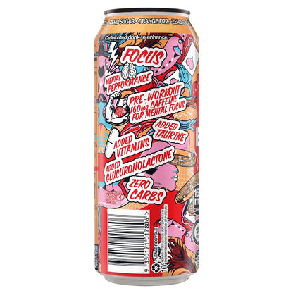 BSC Caffeinated Energy Drink Orange Fizz 500mL