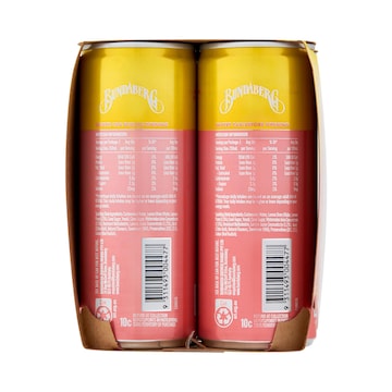 Bundaberg Refreshingly Light Sparkling Drink Watermelon & Lemon 250mL x 4 pack