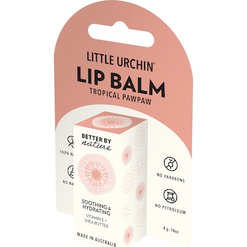 Little Urchin Lip Balm Tropical PawPaw 4g