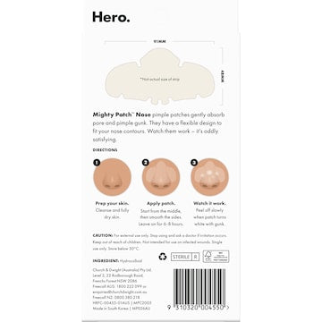 Hero. Mighty Patch Nose Pimple Patches 8 pack