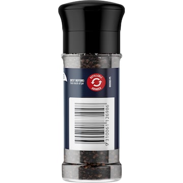 McKenzie's Black Peppercorn Grinder 45g