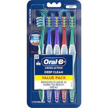 Oral-B Cross Action Toothbrushes Soft Value 5 pack