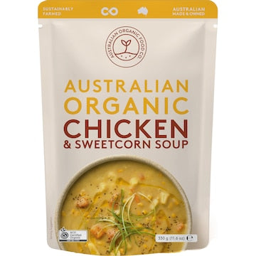 Australian Organic Food Co. Chicken & Sweetcorn Soup 330g