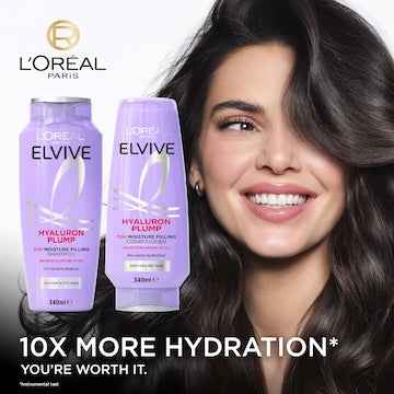 L'Oreal Paris Elvive Hyaluron Plump 72H Moisture Filling Shampoo 340mL