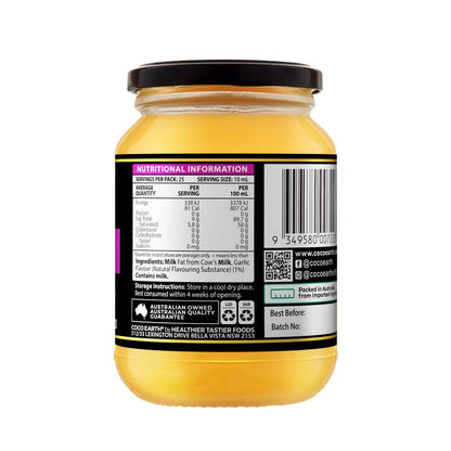 Coco Earth Infused Garlic Ghee 250mL