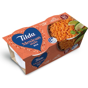 Tilda Microwave Mexican Style Rice 2 pack