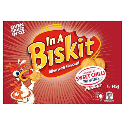 In A Biskit Sweet Chilly Philadelpia Flavour Crackers 145g