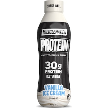 Muscle Nation Ready To Drink Protein Vanilla 400mL