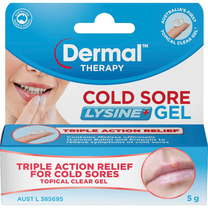 Dermal Therapy Cold Sore Lysine Gel 5g