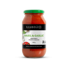 Bamboleo Organic Basil & Garlic Pasta Sauce 500g