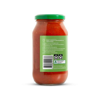 Bamboleo Organic Basil & Garlic Pasta Sauce 500g