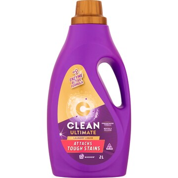 Clean Ultimate Laundry Liquid Tough Stains 2L