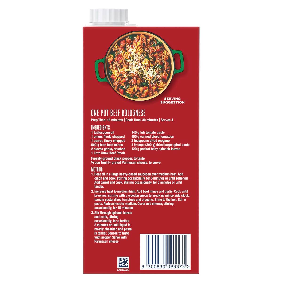 Unox Real Beef Liquid Stock 1L