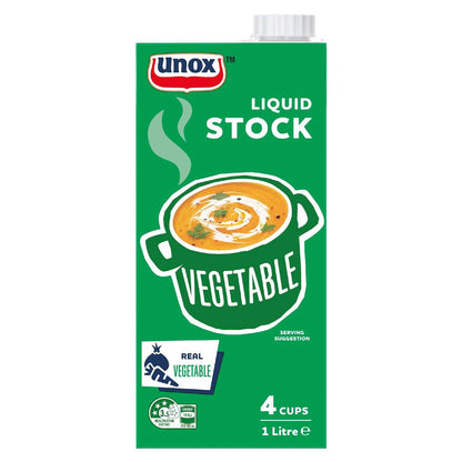 Unox Real Vegetable Liquid Stock 1L