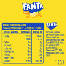 Fanta Lemon Soft Drink Bottle 1.25L
