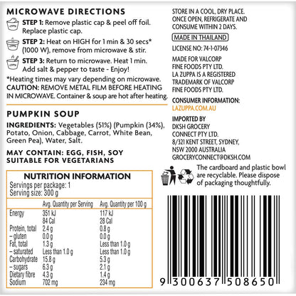 LaZuppa Soup Bowl Pumpkin 300g