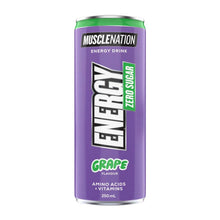 Muscle Nation Zero Sugar Energy Drink Grape Flavour 250mL