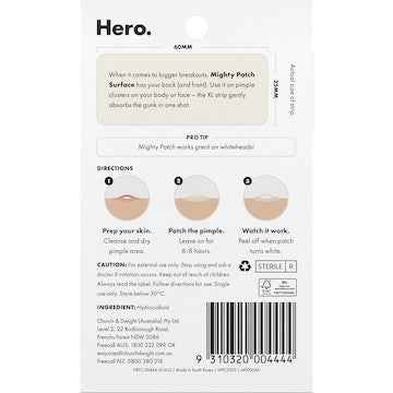 Hero. Mighty Patch Surface Pimple Patches 10 pack