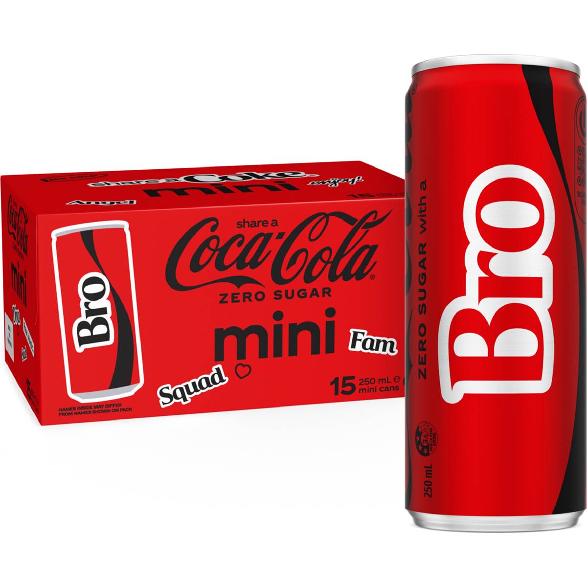 Coca-Cola Mini Zero Sugar 15 x 250ml