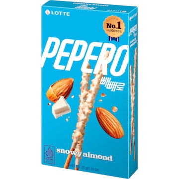 Lotte Pepero Snowy Almond 32g