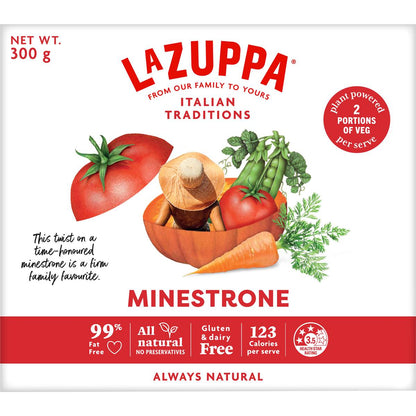 LaZuppa Soup Bowl Minestrone 300g