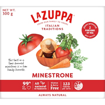 LaZuppa Soup Bowl Minestrone 300g