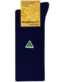 Merino Wool Blend Sock in Navy
