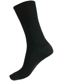 Merino Wool Blend Sock in Black